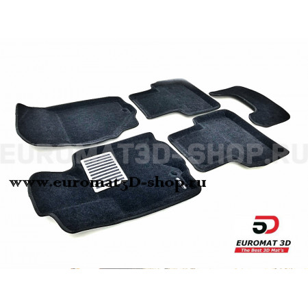 Текстильные 3D коврики Euromat3D Lux в салон для Infiniti EX (2008-2014) № EM3D-002808