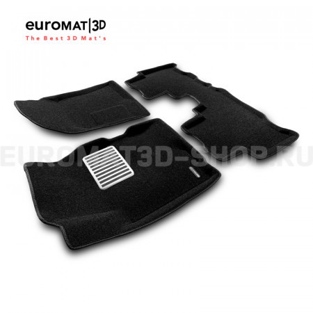 Текстильные 3D коврики Euromat3D Lux в салон для Opel Antara (2007-2016) № EM3D-003816
