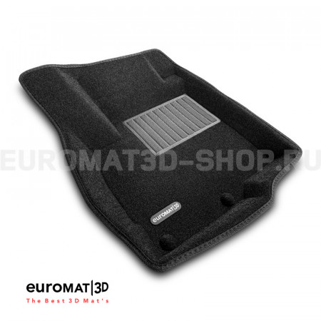 Текстильные 3D коврики Euromat3D Business в салон для Peugeot 4008 № EMC3D-003600
