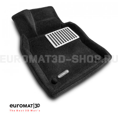 Текстильные 3D коврики Euromat3D Lux в салон для Infiniti Q50 (2015-) № EM3D-002811