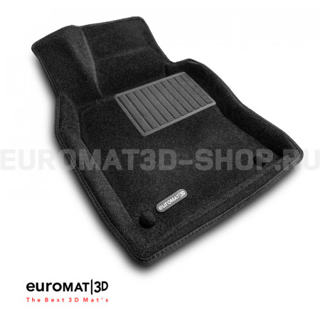 Текстильные 3D коврики Euromat3D Business в салон для Infiniti Q50 (2015-) № EMC3D-002811