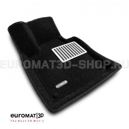 Текстильные 3D коврики Euromat3D Lux в салон для Volvo XC 60 (2018-) № EM3D-005502