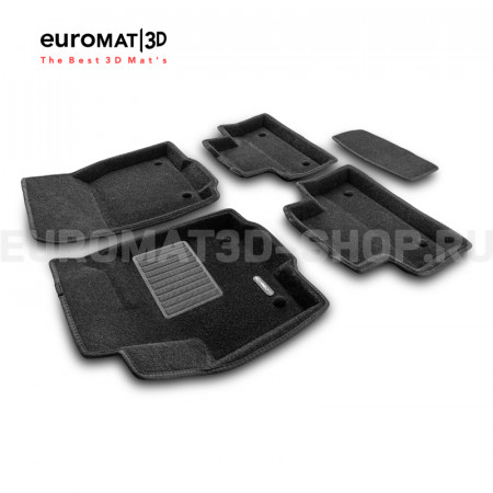 Текстильные 3D коврики Euromat3D Business в салон для Jaguar E-Pace (2018-) № EMC3D-002757 Текстильные 3D коврики Euromat3D Business в салон для Jaguar E-Pace (2018-) № EMC3D-002757