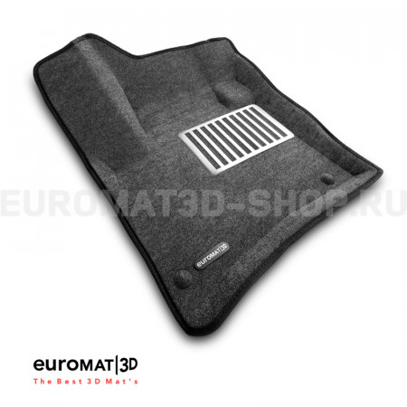 Текстильные 3D коврики Euromat3D Lux в салон для Volkswagen Touareg (2010-2017) № EM3D-004101G Серые Текстильные 3D коврики Euromat3D Lux в салон для Volkswagen Touareg (2010-2017) № EM3D-004101G Серые