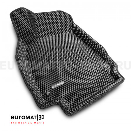 3D коврики Euromat3D EVA в салон для Audi A6 (2019-) № EM3DEVA-001111