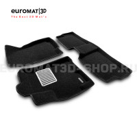 Текстильные 3D коврики Euromat3D Lux в салон для Chery Tiggo 4 PRO (2019-) № EM3D-001420