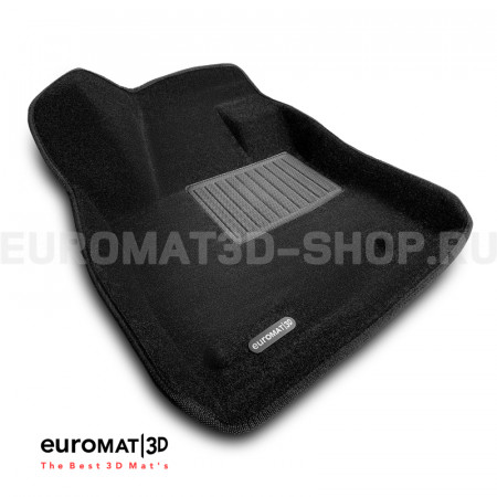 Текстильные 3D коврики Euromat3D Business в салон для Infiniti QX55 (2021-) № EMC3D-002804