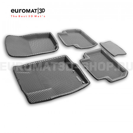 3D коврики Euromat3D EVA в салон для Mitsubishi Outlander XL (2006-2012) № EM3DEVA-003609G Серые 3D коврики Euromat3D EVA в салон для Mitsubishi Outlander XL (2006-2012) № EM3DEVA-003609G Серые