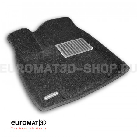 Текстильные 3D коврики Euromat3D Lux в салон для BYD YUAN UP (2024-) № EM3D-001254