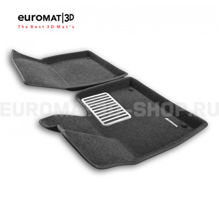 Текстильные 3D коврики Euromat3D Lux в салон для ZEEKR 9X (2025-) № EM3D-005724